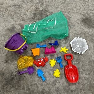 kids Beach Toys and Arm Floats with a Bag